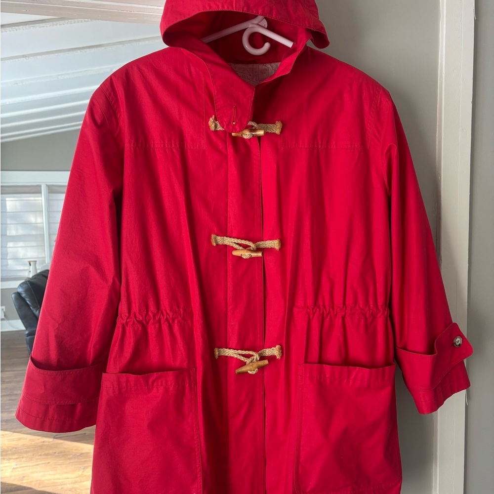 Jones New York Vibrant Red Outerwear